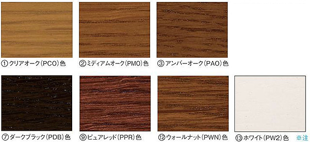 無垢ドアのカラー塗装バリエーション