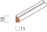 チェアレール(腰見切HM703の断面図